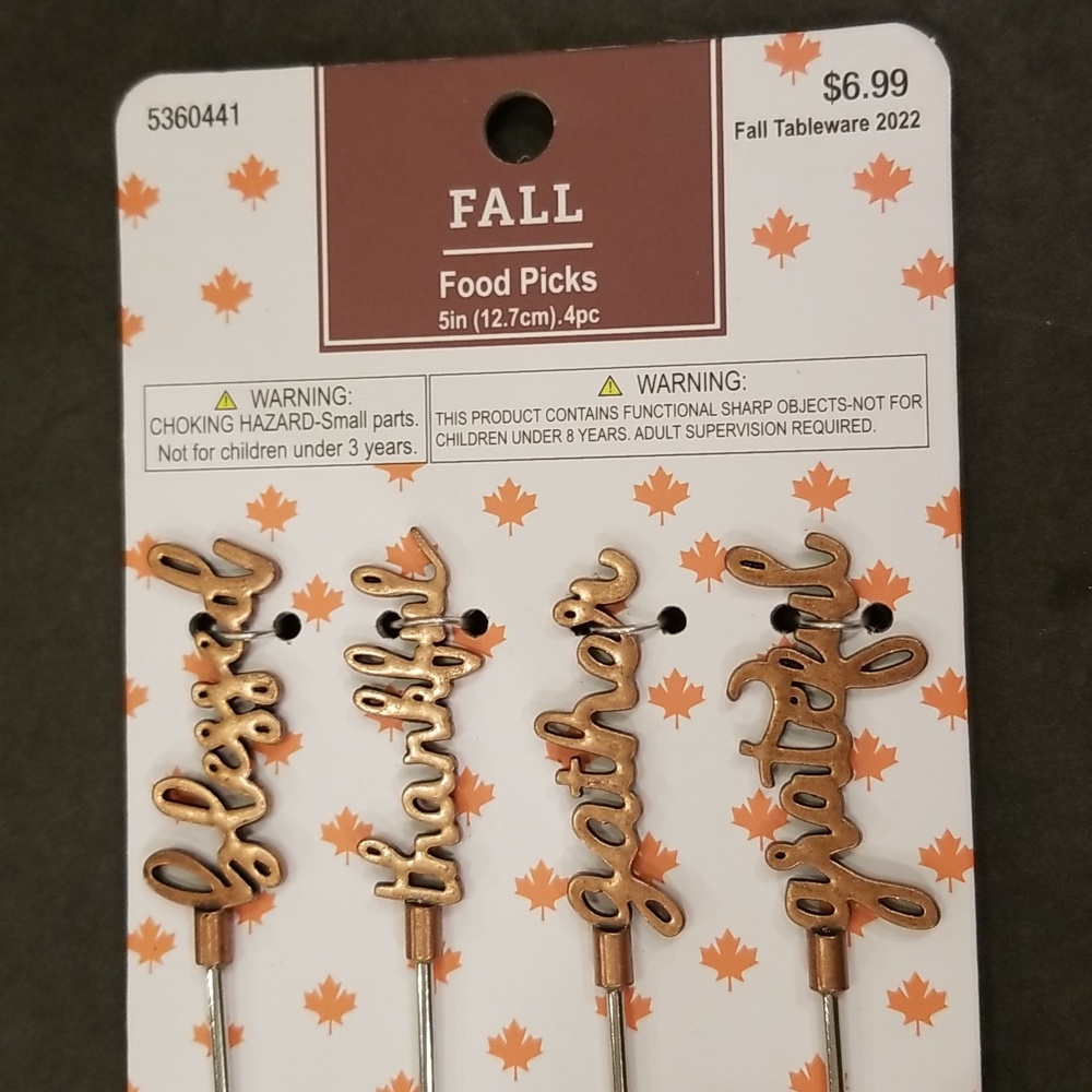 Fall Tableware Essentials (7) item set - Picture 3 of 12